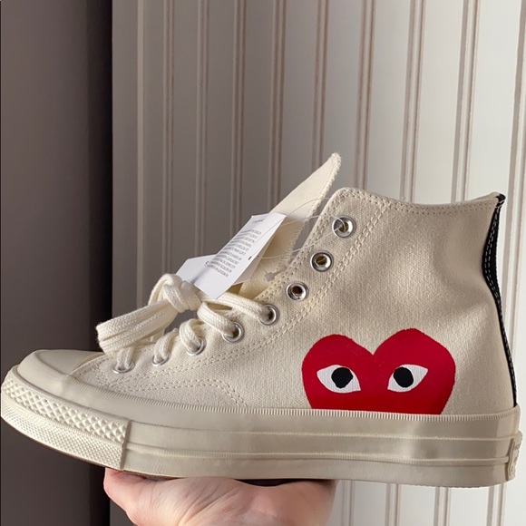 white high top cdg